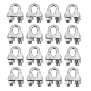 Industrial Wire Rope U-Clamps | Heavy-Duty Forged U-Bolt Clips (3mm to 60mm)